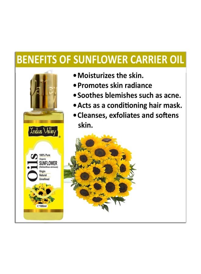 Indus Valley - Pure Organic Sunflower Oil 100ml - Image 1