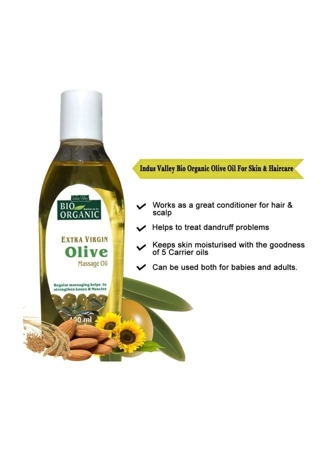 Indus Valley - Extra Virgin Olive Massage Oil 100ml - Image 1