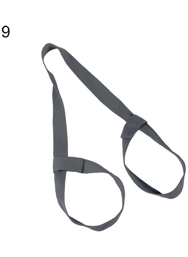 Generic Portable Fitness Yoga Mat Belt Rope Elastic Shoulder Carrier Strap Two-Way Sling 20 x 10 x 20cm  - Image 1