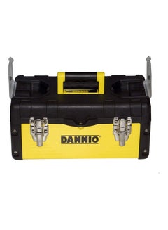 Dannio Plastic And Steel Tool Box With Handle black 41.4 x 25.6 x 18.1cm  - Image 2