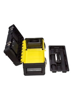 Dannio Plastic And Steel Tool Box With Handle black 41.4 x 25.6 x 18.1cm  - Image 4