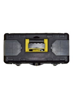 Dannio Plastic And Steel Tool Box With Handle black 41.4 x 25.6 x 18.1cm  - Image 5