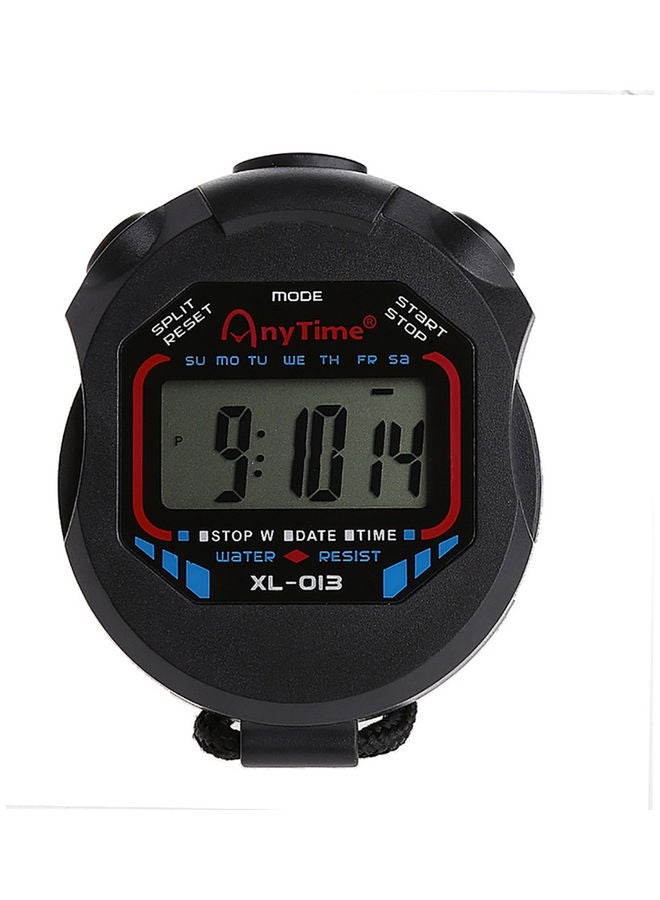 Generic - Digital Handheld LCD Chronograph Sports Stopwatch Timer Stop Watch With String 20 x 10 x 20cm - Image 1