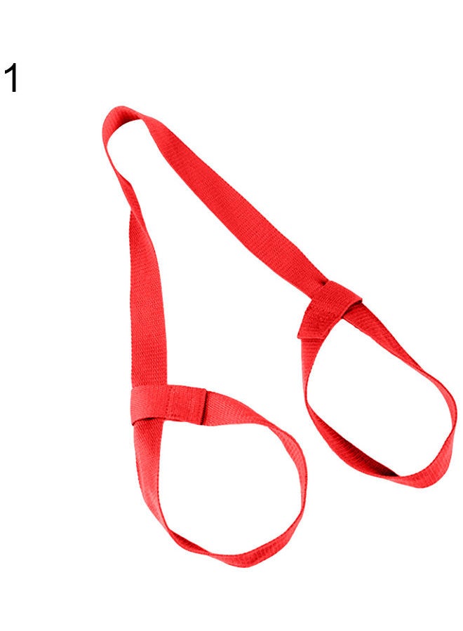 Generic Portable Fitness Yoga Mat Belt Rope Elastic Shoulder Carrier Strap Two-Way Sling 20 x 10 x 20cm  - Image 1
