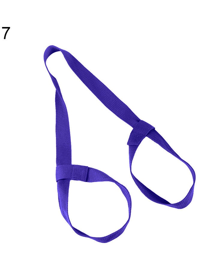 Generic Portable Fitness Yoga Mat Belt Rope Elastic Shoulder Carrier Strap Two-way Sling 20 x 10 x 20cm  - Image 1