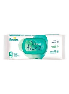 Pampers Aqua Pure Baby Wipes- 48 Count  - Image 1