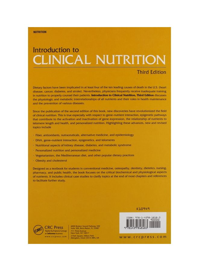 Introduction To Clinical Nutrition Paperback English by Vishwanath Sardesai - 2011  - Image 2