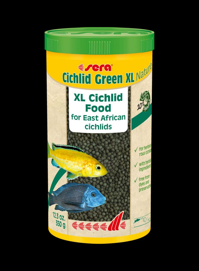 Sera Cichlid Green Nature Fish Food multicolour 350grams