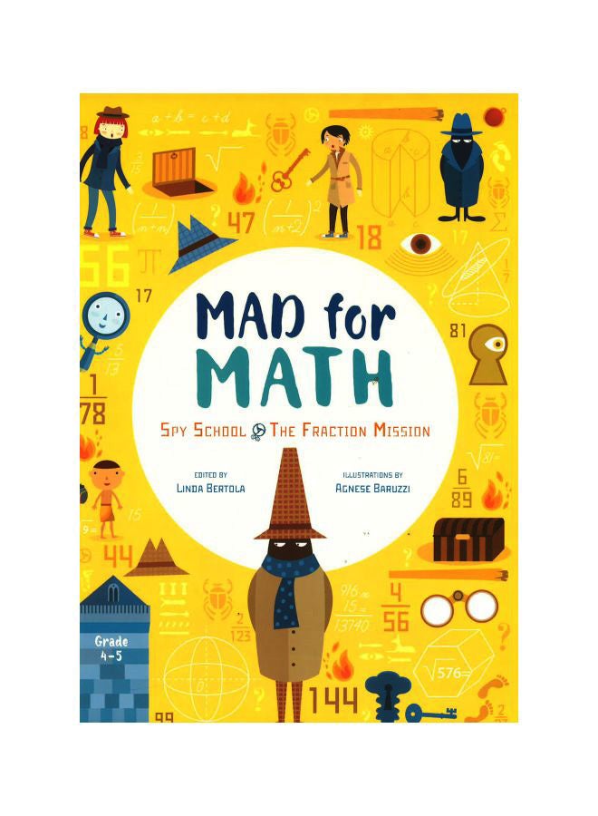 Mad For Math: Spy School And The Fraction Mission Paperback English by Linda Bertola  - Image 1