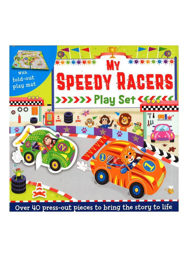 Press-Out And Play Board: My Speedy Racers Play Set board_book english - 01 Apr 2019  - Image 1