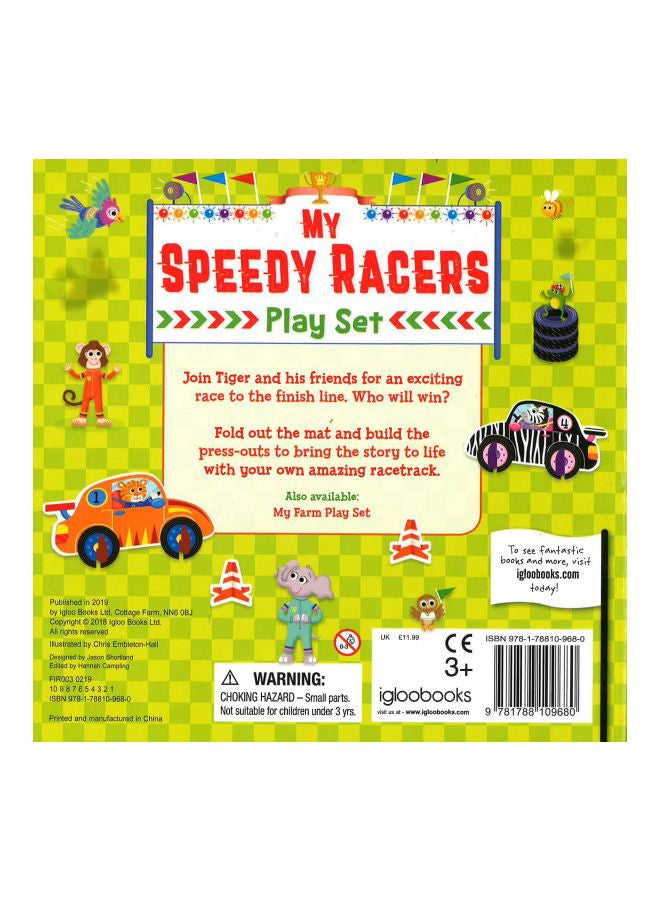 Press-Out And Play Board: My Speedy Racers Play Set board_book english - 01 Apr 2019  - Image 2