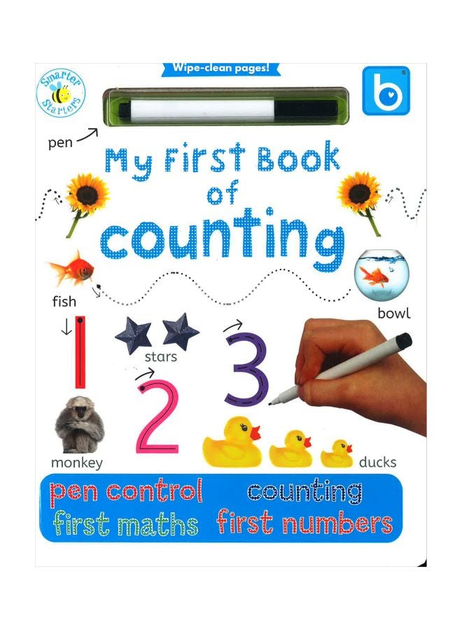 Wipe Clean Casebound Board: Counting Board Book English by Blue Bubble  - Image 1