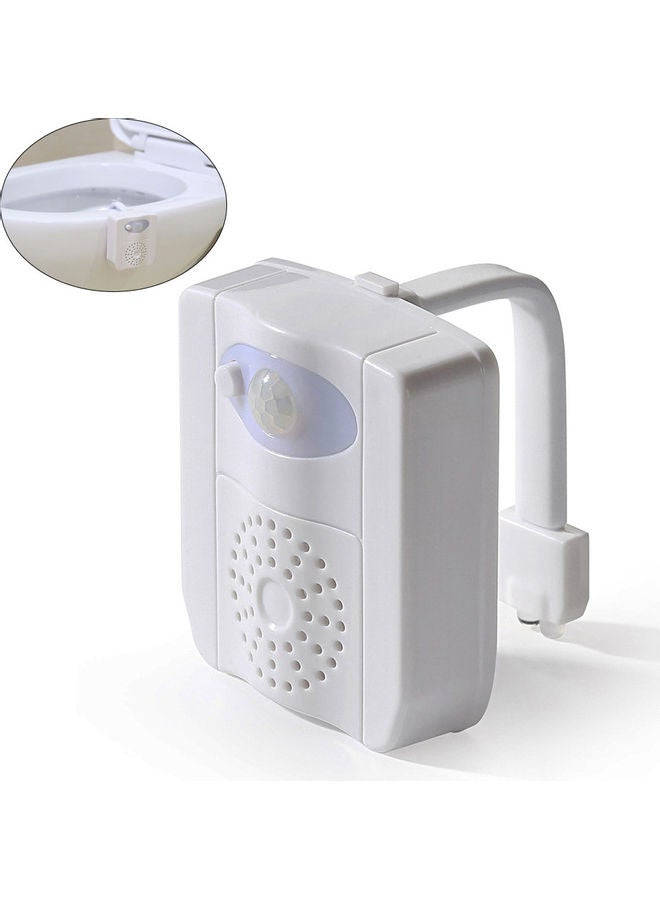 16-LED Toilet Disinfection Lamp White 9.6x5x7cm - Image 1