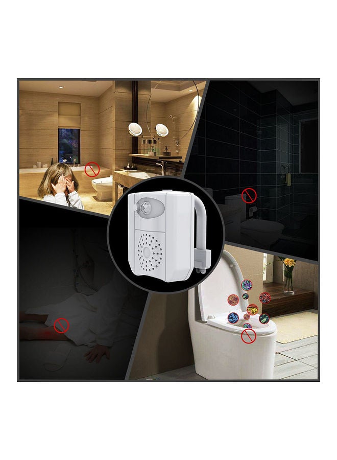 16-LED Toilet Disinfection Lamp White 9.6x5x7cm - Image 4