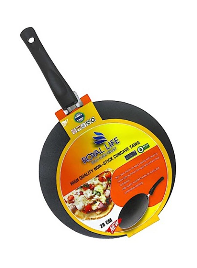Non Stick Concave Flat Tawa Black 28cm  - Image 2