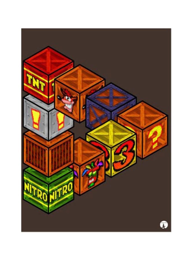 BP The Video Game Crash Mouse Pad Brown