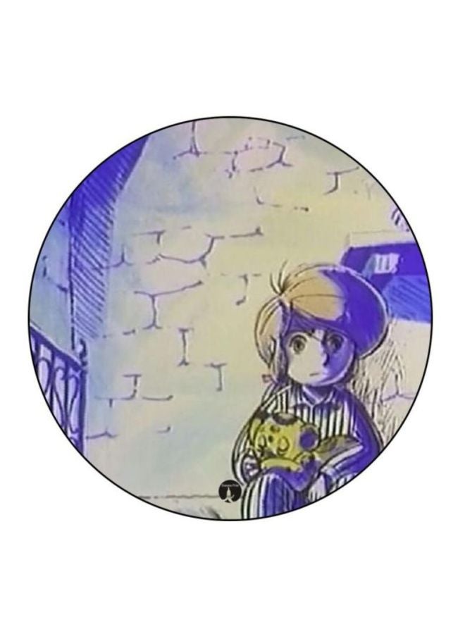 BP Jazeerat Al Kanz Printed Mouse Pad Blue/Grey