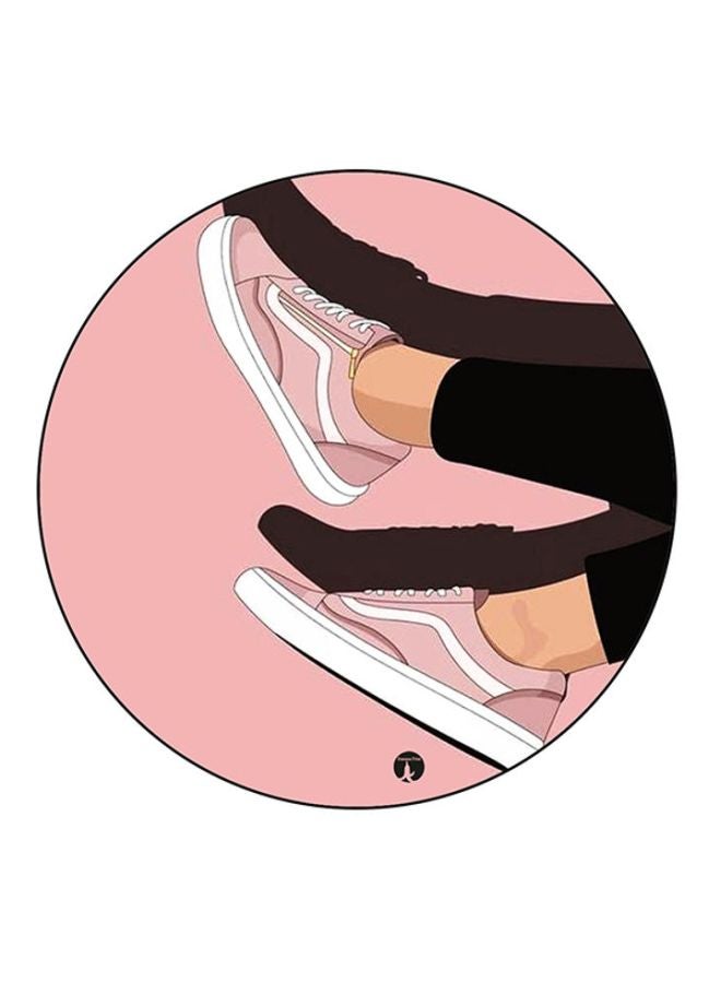 BP Printed Mouse Pad Pink/Black/White