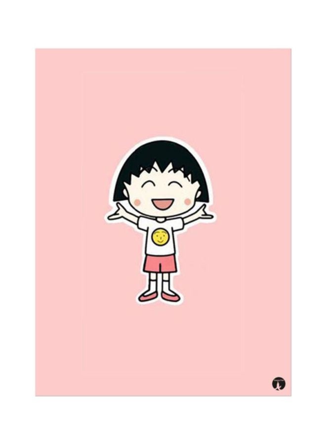 BP The Anime Chibi Maruko-Chan Mouse Pad Pink/Black/White