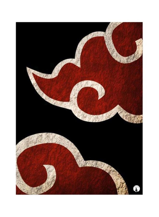 BP The Anime Naruto Mouse Pad Black/Beige/Red