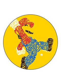 The Video Game Super Mario Mouse Pad Yellow/Red/Blue
