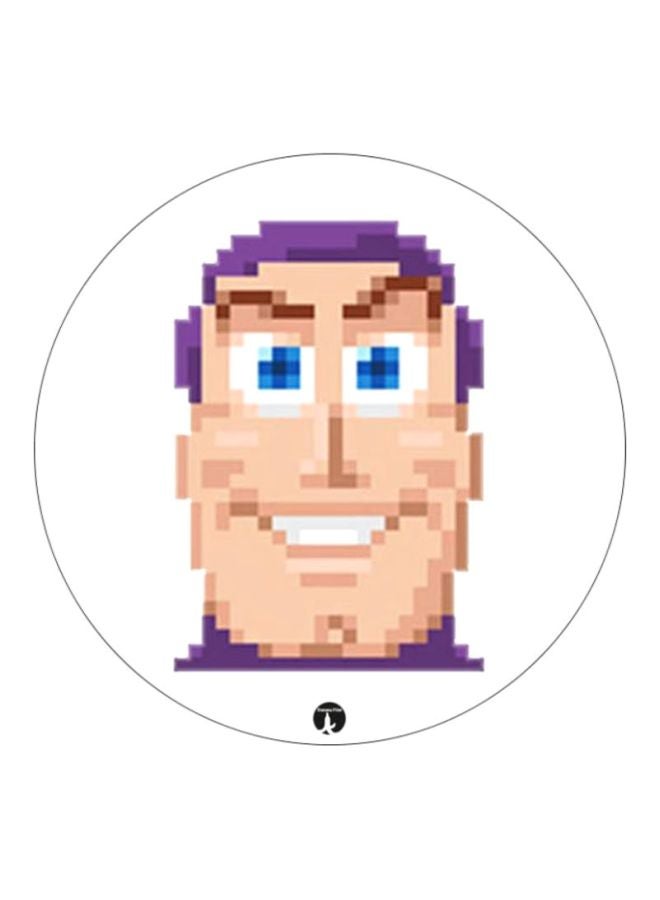 لوحة ماوس بطبعة ديزني أرجواني/أزرق/أبيض