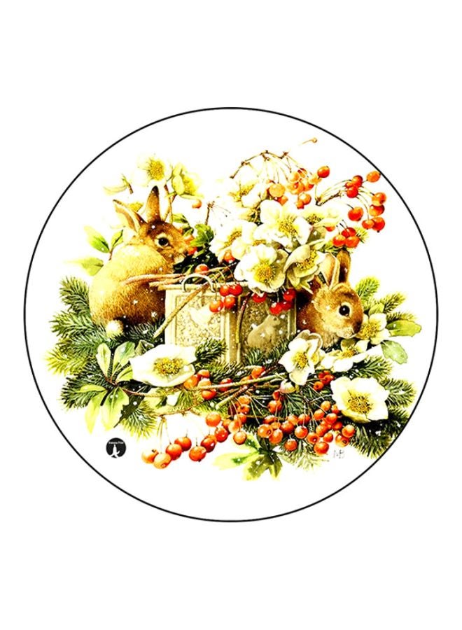 Rabbits Mouse Pad Multicolour
