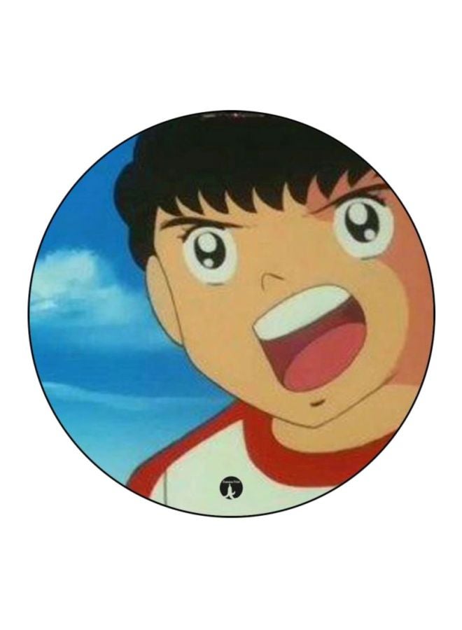 BP Animation Captain Majid Printed Mouse Pad Blue/Beige/Black