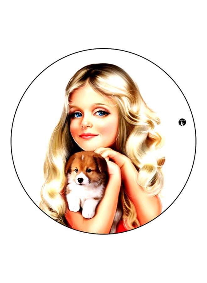 BP A Girl Printed Mouse Pad Multicolour