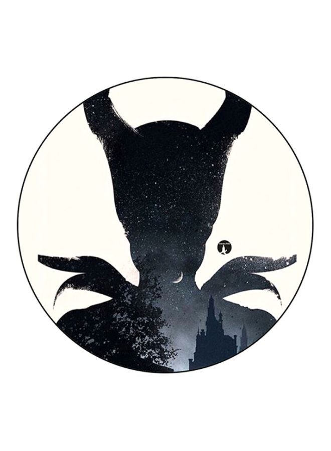 Printed Mouse Pad Beige/Black