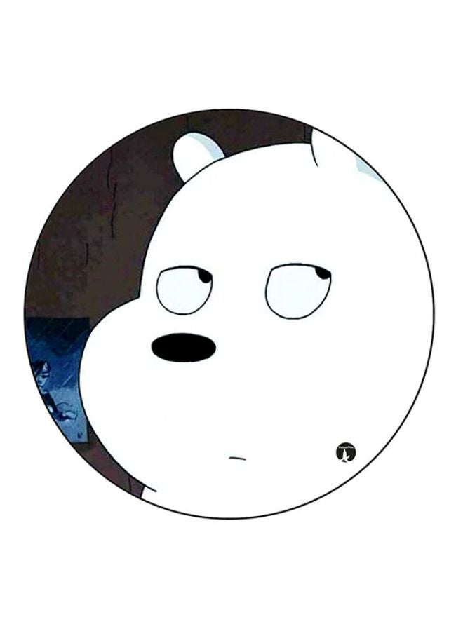 بي بي لوحة ماوس بطباعة "We Bare Bears" أبيض / أسود / أزرق