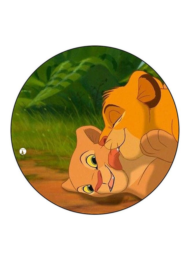 BP Disney Printed Mouse Pad Green/Orange/Brown