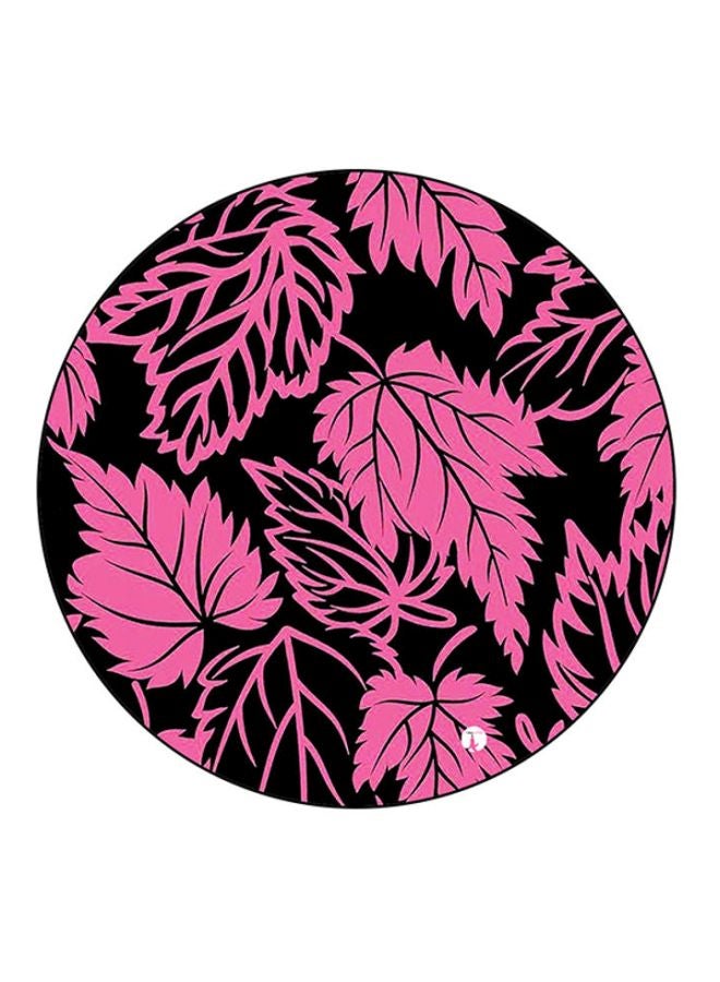 Printed Mouse Pad Pink/Black