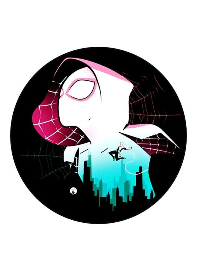 BP Spiderman Print Mouse Pad Black/White/Blue