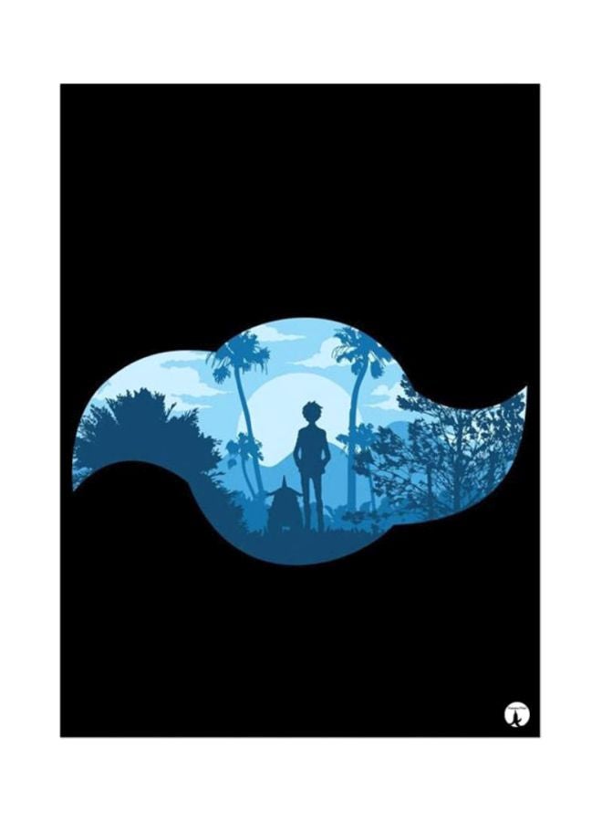 BP The Anime Digimon Mouse Pad Black/Blue