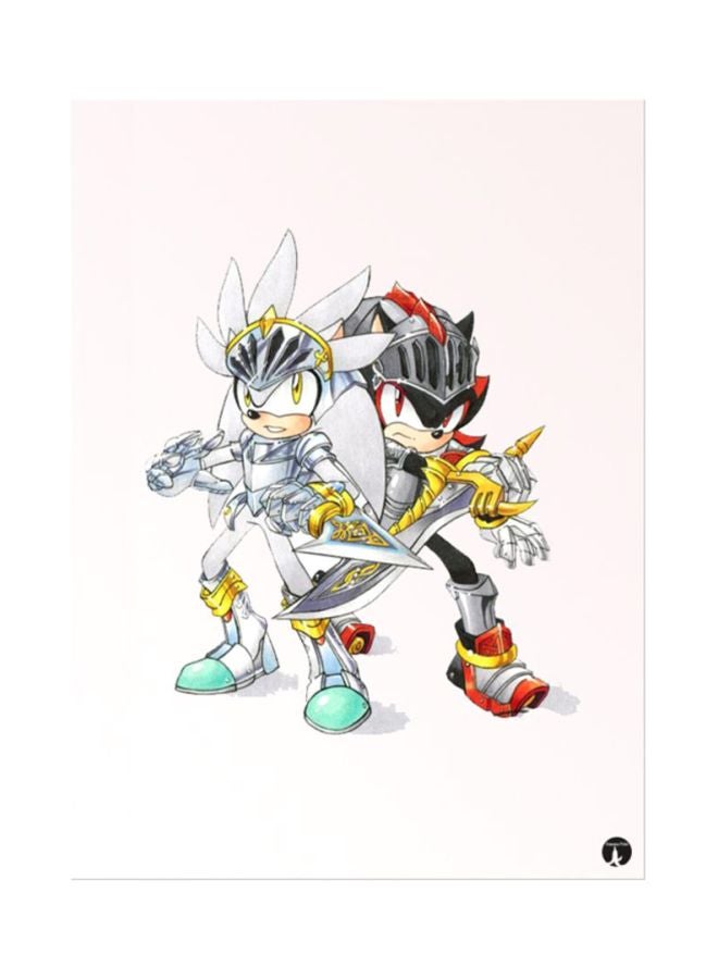 BP The Video Game Sonic Mouse Pad Grey/Black/Yellow
