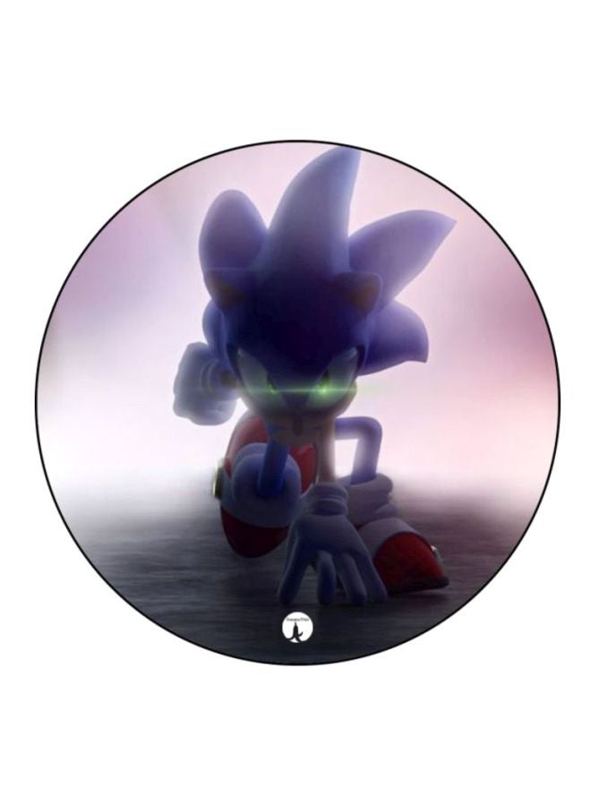 بي بي وسادة ماوس مطبوعة بشخصية Sonic أرجواني/أحمر/أخضر