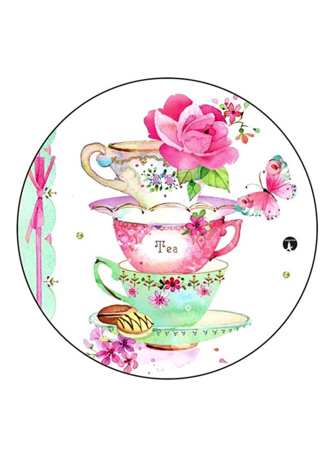 BP Printed Mouse Pad White/Pink/Green