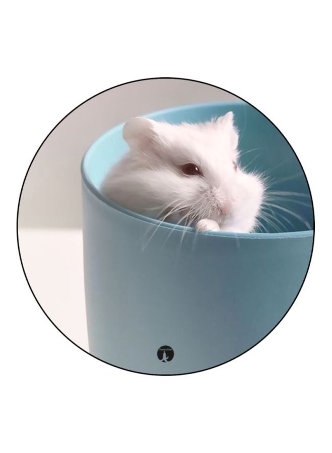 BP Hamster Printed Mousepad Blue/White