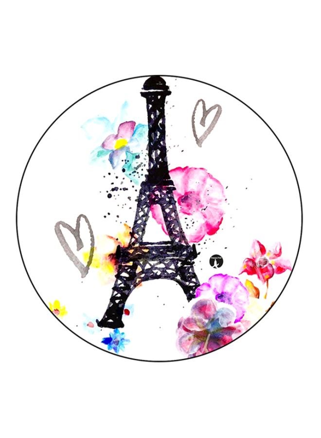 BP Effiel Tower Print Mouse Pad White/Black/Purple