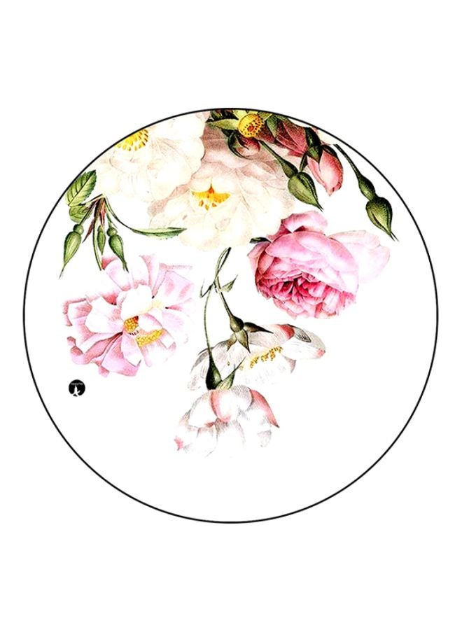 BP Flowers Mouse Pad Off White/Pink/Green