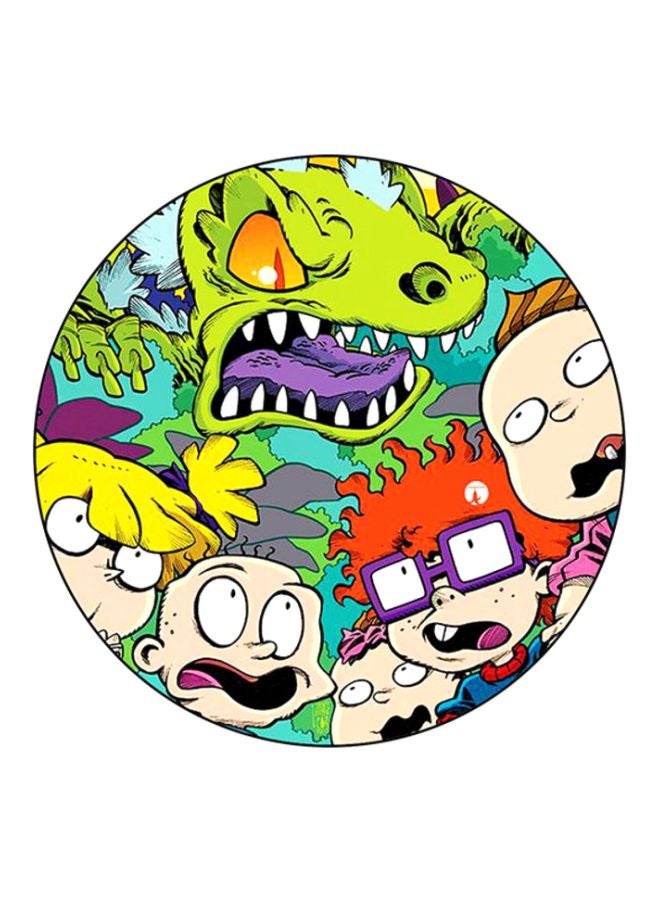 BP Rugrats Printed Mouse Pad Green/Yellow/Beige
