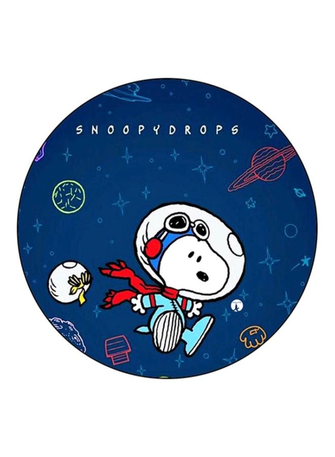 لوح ماوس بطبعة شخصية سنوبي أزرق/ أبيض/أحمر