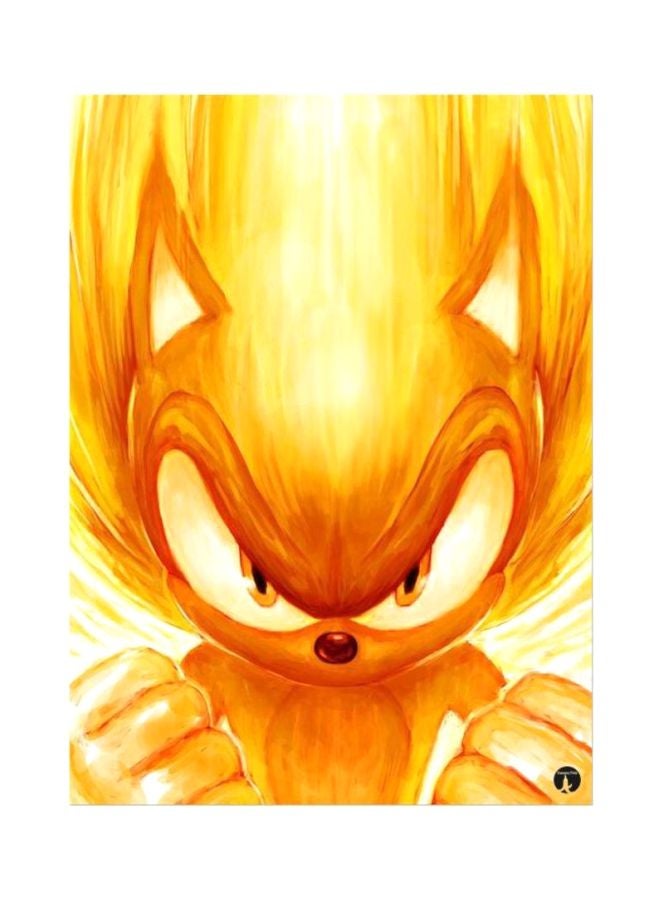 BP Sonic Printed Mousepad Yellow/Orange/White