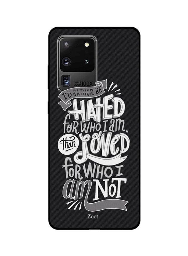 Zoot Skin Case Cover -for Samsung Galaxy S20 Ultra Black/White/Grey Black/White/Grey