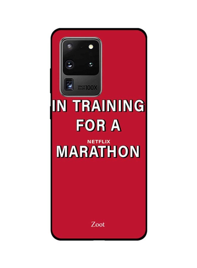 Skin Case Cover -for Samsung Galaxy S20 Ultra In Training -for A Netflix Marathon In Training For A Netflix Marathon