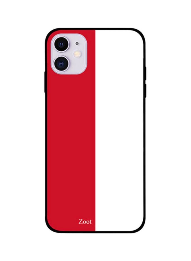 Protective Case Cover For iPhone 11 Monaco Flag