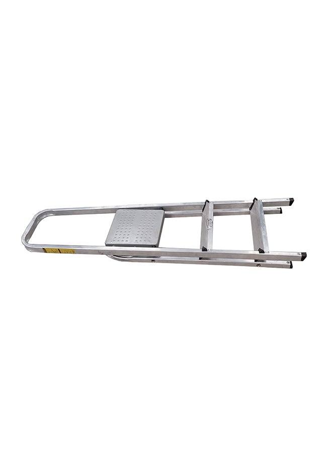 Penguin 3-Step Aluminium Platform Ladder Silver 137x41x11centimeter  - Image 2