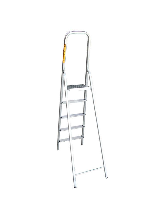 Penguin 5-Step Aluminium Platform Ladder Silver 170x46x11centimeter  - Image 2