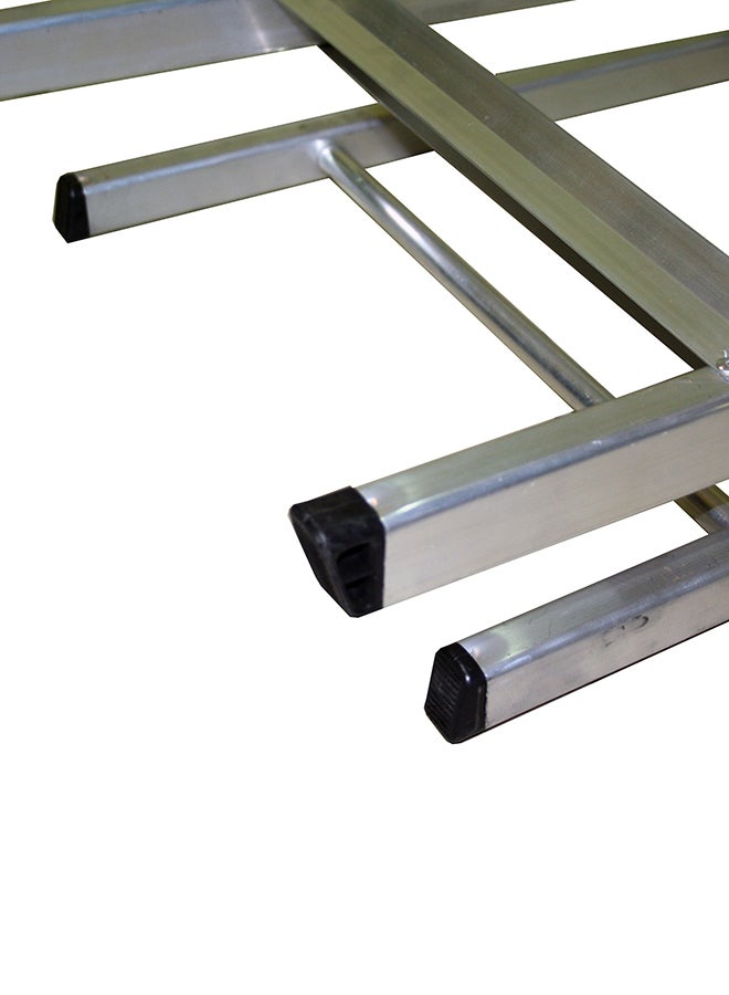 Penguin 6-Step Aluminium Platform Ladder Silver 195x48x11cm  - Image 2